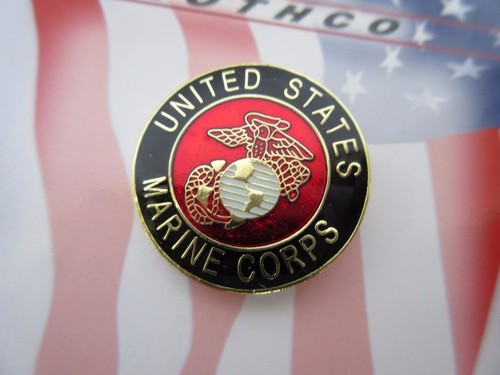 Army marines badge hat pin - army,