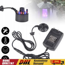 Ultrasonic Fog Maker,Nebler Ultraschall Vernebler,12 LED Farbwechsel Nebelgerät