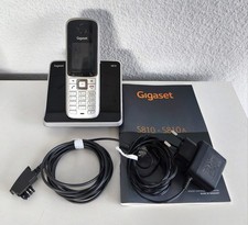 Telefon Gigaset S810 Schnurlostelefon Ladestation Silber Schwarz Bastler