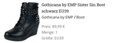 Gothic NEU Gothicana Schuhe