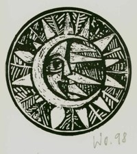 Womacka, Walter (1925 Obergeorgenthal /Böhmen - 2010 in Berlin)  „Mond/Sonne“