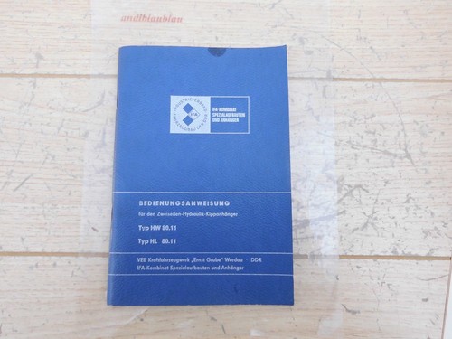 Bedienungsanleitung ifa - bedienungsanleitung,