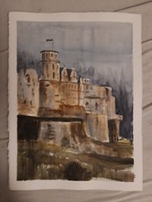 Aquarell Heidelberg Schloss