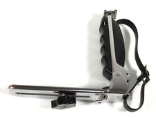 Rowi Kamera-Handgriff Kameraschiene Blitzschiene schwarz-silber klappbar *