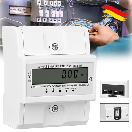Digitaler drehstromzähler - digitaler,