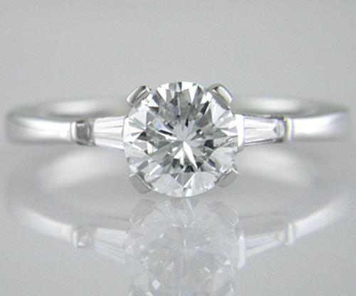 Diamant solitär ring - diamant, 1,26ct
