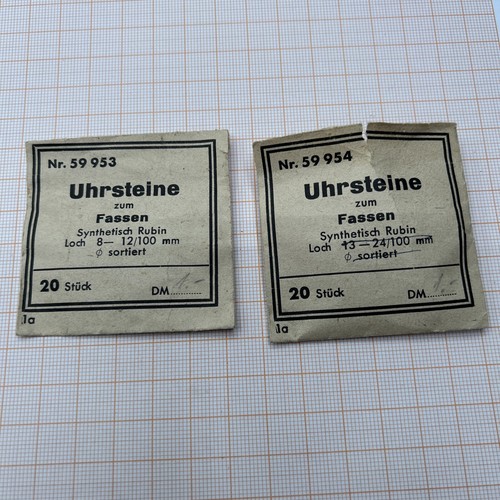 Konvolut uhrsteine radsteine - uhrsteine,