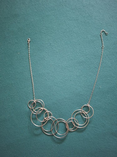 Modeschmuck damen kette kreise - modeschmuck,