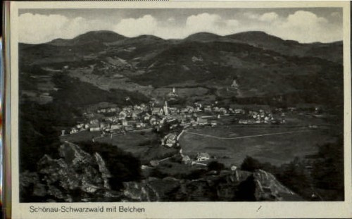 Schoenau schwarzwald 1941 - schoenau, o
