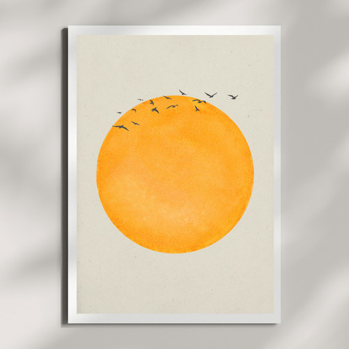 Wandbild sonne kunstdruck - wandbild,