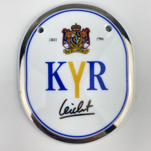 Zapfhahnschild kyr leicht - zapfhahnschild, "kyr