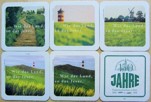 Bierdeckel serie jever wie - -,