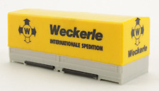 Wechselpritsche für LKW "Weckerle Spedition" Herpa 1:87 H0 ohne OVP [ML3-F1]