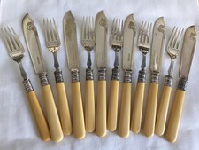 Fischbesteck für personen - fischbesteck, 6