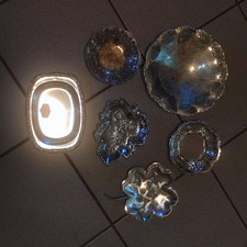 Confiserie Schalen Set 6 verschiedene  aus Edelstahl