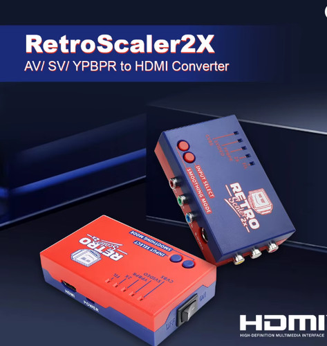 Retroscaler2x hdmi adapter - retroscaler2x,