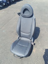 Smart 450 Coupe Cabrio Sitz Beifahrersitz Ledersitz Schwarzes Leder