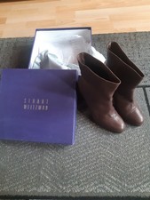 Stuart Weitzman Stiefellette Braun Gr.39  Neuwertig mit Original Karton