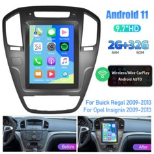 9.7'' Android 11 CarPlay Autoradio GPS 2+32GB Für Opel Insignia Regal 2009-2013