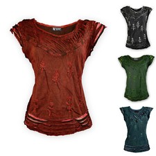 Damen Shirt Blusentop Top