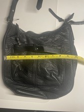 Umhängetasche Leder Schwarz Neu Ungetragen