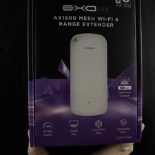 D-Link Exo AX1800 Mesh Wi-Fi 6 Range Extender WLAN Booster Repeater Hotspot