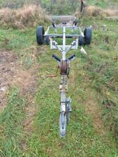 Harbeck Bootstrailer Hafentrailer mit Rollen, Windenstand, Seilwinde, Stützrad