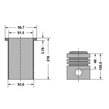 Kolben Zylinder Buchse Satz