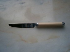 Paul Wirths Bestecke Solingen Modell Rainbow Obstmesser elfenbeinfarbig 19,5 cm