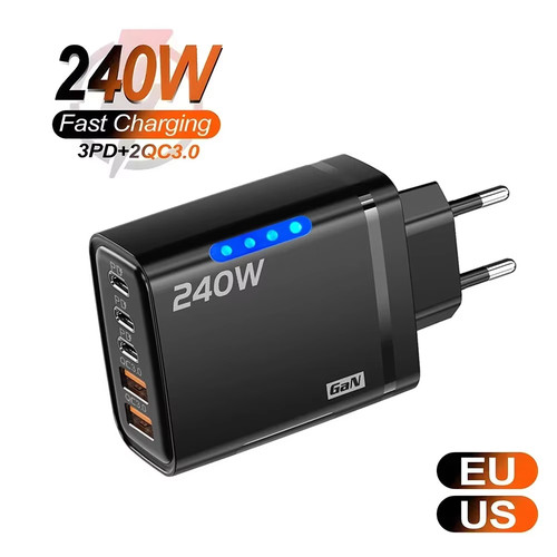 Fach usb ladegerät 240w - 5, c