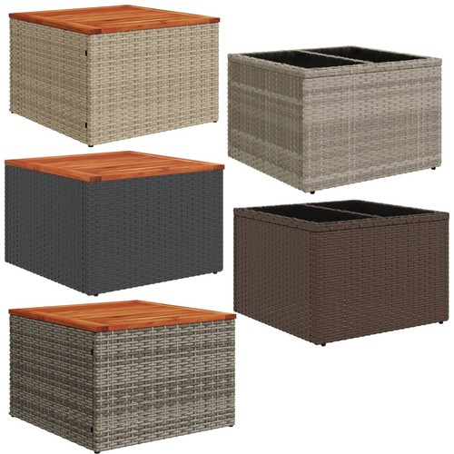 Gartentisch poly rattan - poly,