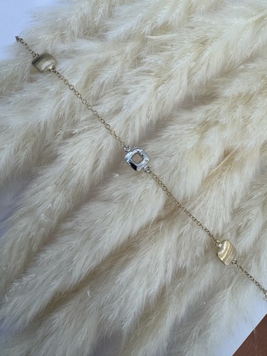 585 gold armband bicolour - 585,
