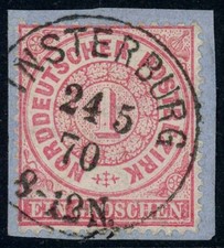 Ndp gestempelt mit - nr., 16