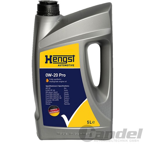 1x5l hengst 0w20 - hengst, pro