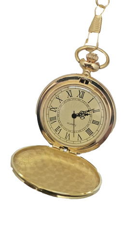 Retro taschenuhr gold look - retro,