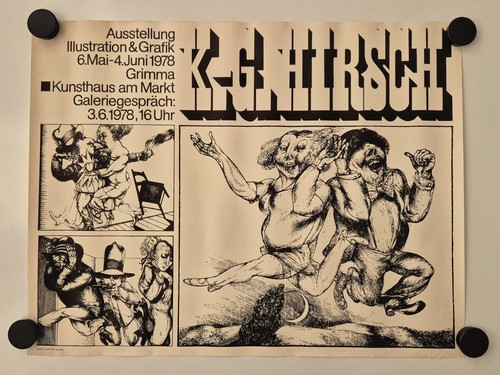 Plakat karl georg hirsch - plakat, karl-georg