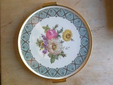 50/60-er: Alka Kunst  - Tortenplatte - 30cm - geblümt -