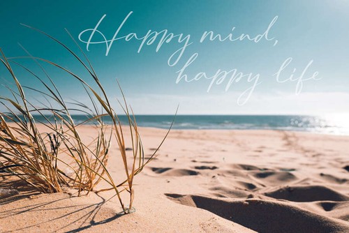 Fototapete happy mind - 'happy, mind,