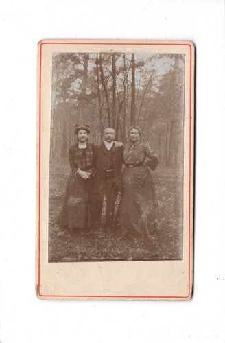 Cdv foto schönes familienbild - foto,