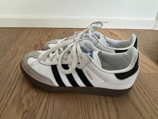 Adidas Samba Sneakers Mädchen Turnschuhe schwarz weiß  32 - Guter Zustand