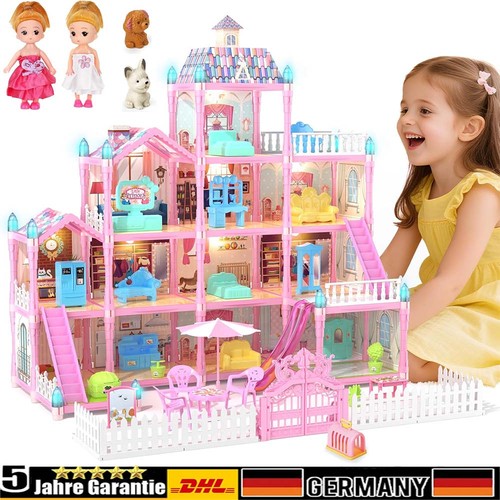 Puppenhaus mit möbeln und - puppenhaus,