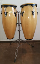 Congas  Set Percussion  Congas  10 "& 11", Siam Eiche,  ink. Doppelcongaständer