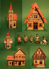 Haus Kirche Häuser Figuren