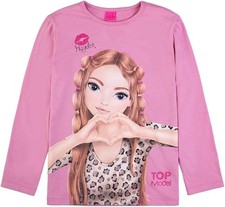 Top Model Langarmshirt Shirt Hayden Freundschaftsherz pink