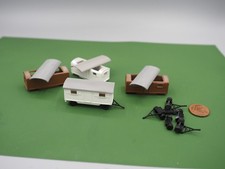 4 Stück Zirkus Wohnwagen