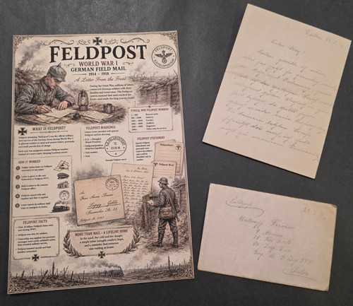 Ww1 imperial german feldpost - ww1,