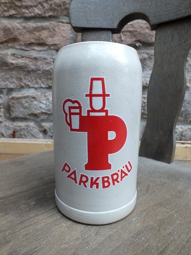 Parkbrau steinzeug bierkrug - parkbrau,