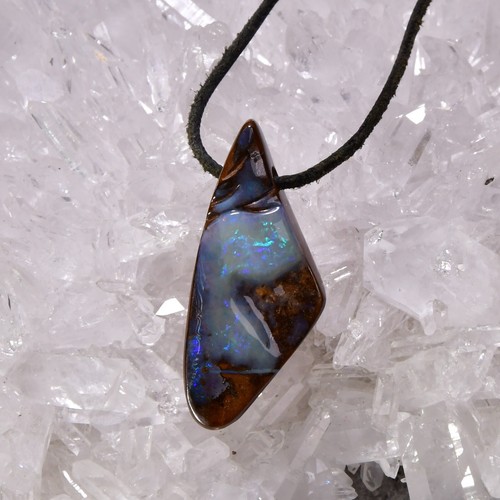 Boulder opal anhänger - boulder,