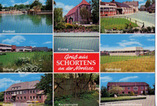 Ansichtskarte schortens - ansichtskarte,