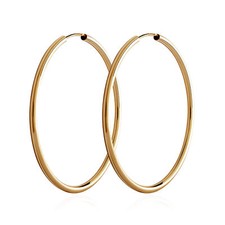 Paar 585 Gelbgold Creolen